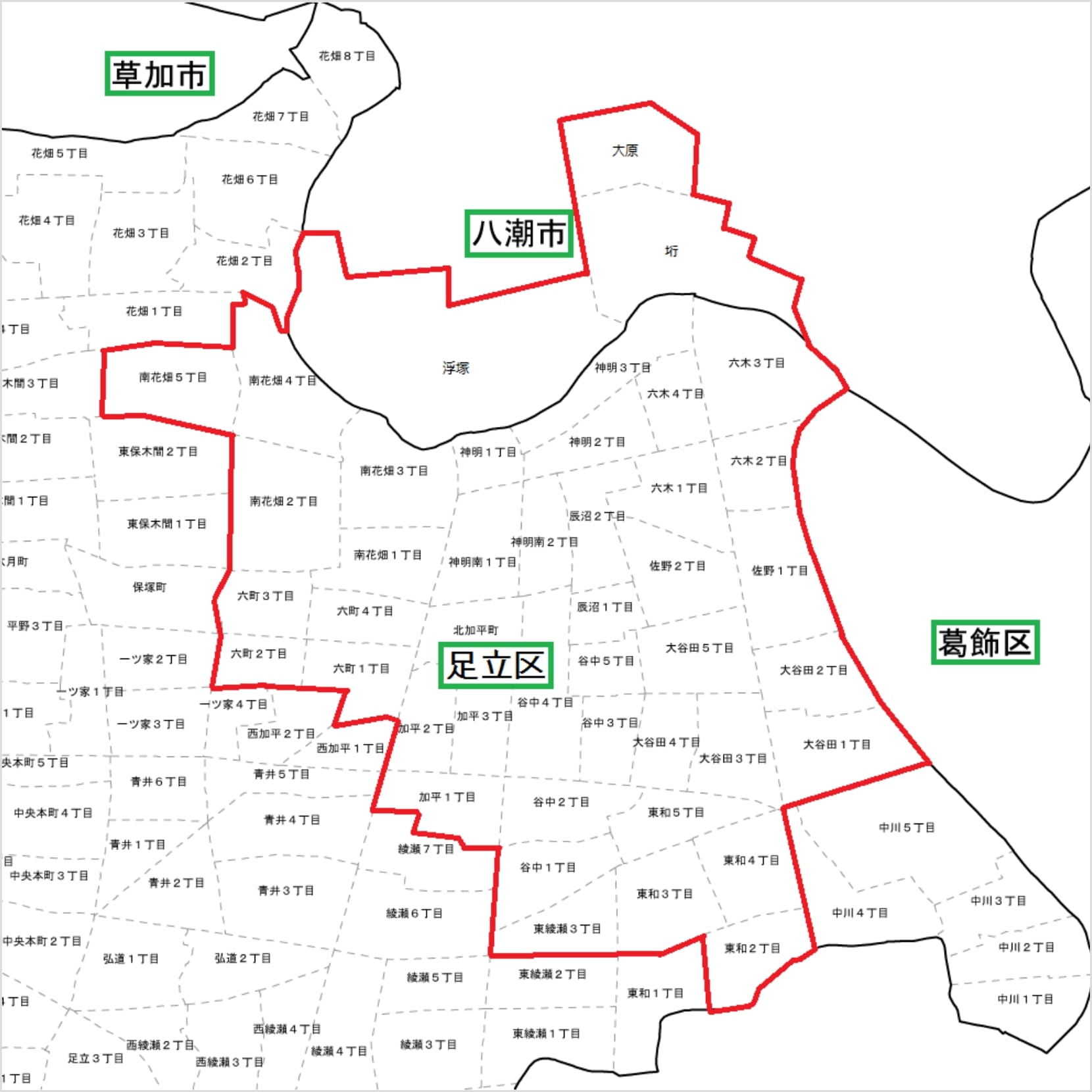 訪問範囲地図