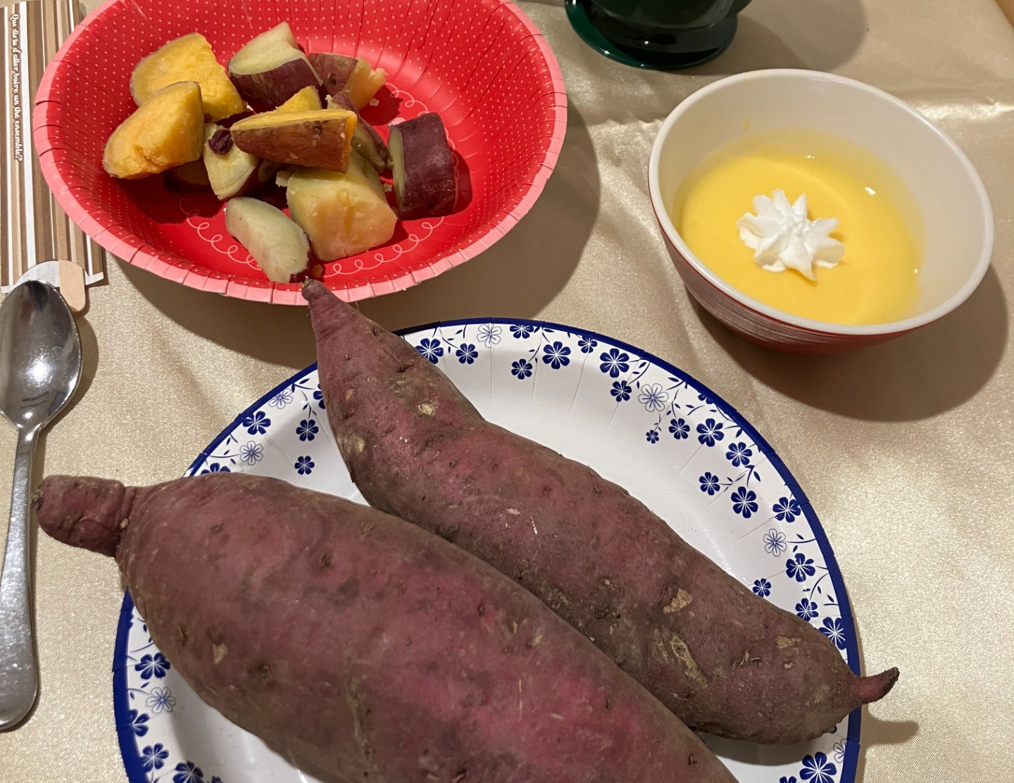 🍠食欲の秋🍁喫茶イルアカーサ～収穫したさつまいもで“ほっこり”ティータイム ☕🍠