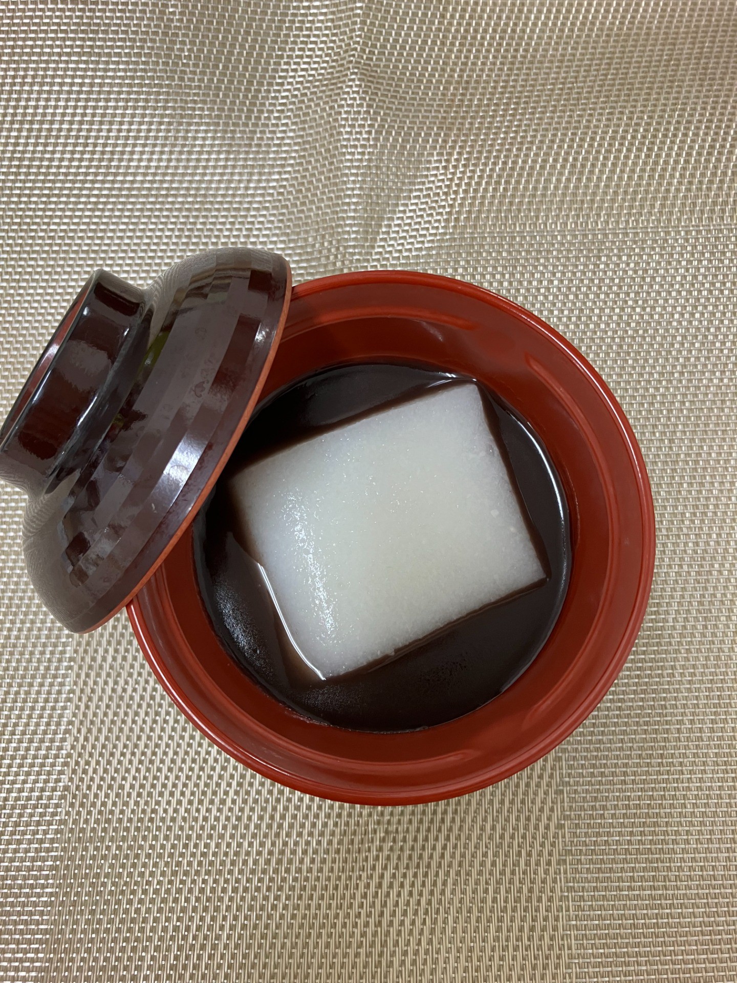 利用者様のリクエストにお応えし『介護食のお汁粉』を提供しました