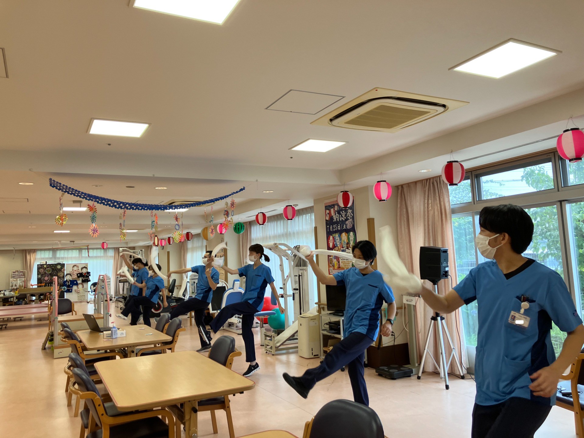 納涼祭まであと1日！必見！リハビリ職員によるダンスパフォーマンス✨